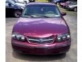 2002 Dark Carmine Red Metallic Chevrolet Impala LS  photo #3