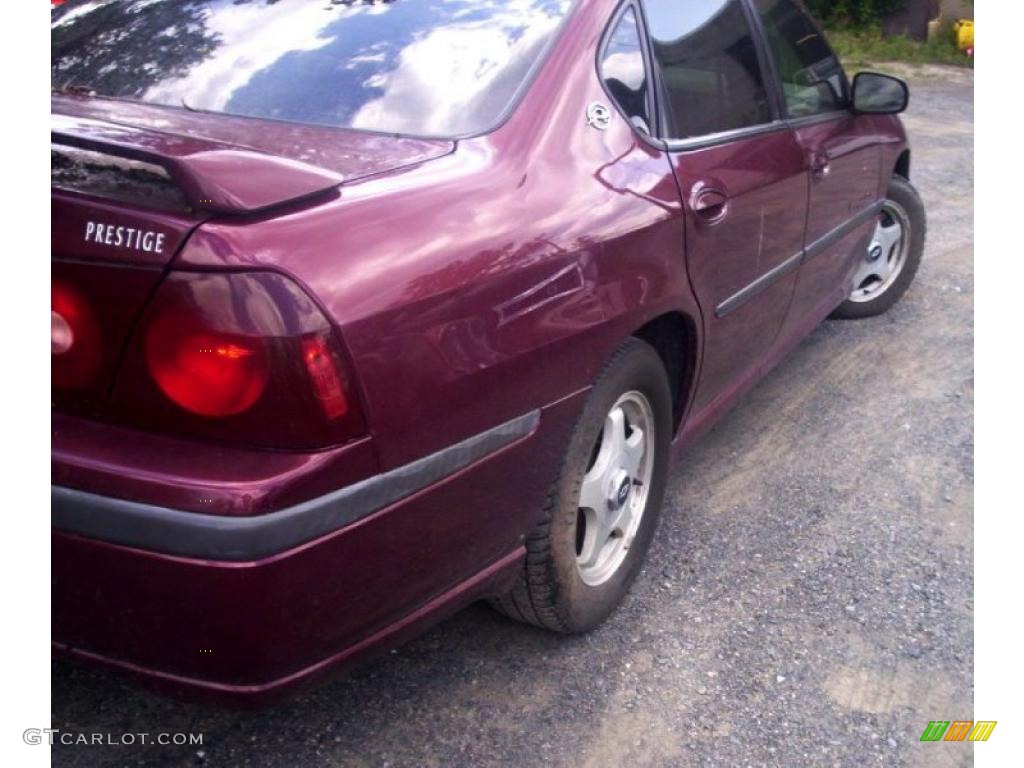 2002 Impala LS - Dark Carmine Red Metallic / Neutral photo #6