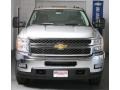 2011 Sheer Silver Metallic Chevrolet Silverado 2500HD LT Crew Cab 4x4  photo #2