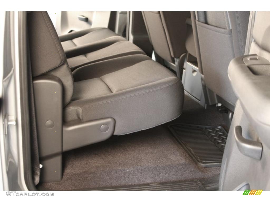 2011 Silverado 2500HD LT Crew Cab 4x4 - Sheer Silver Metallic / Ebony photo #6
