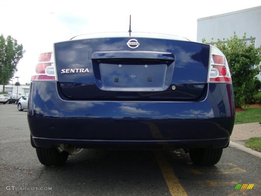 2008 Sentra 2.0 - Blue Onyx / Charcoal/Steel photo #5