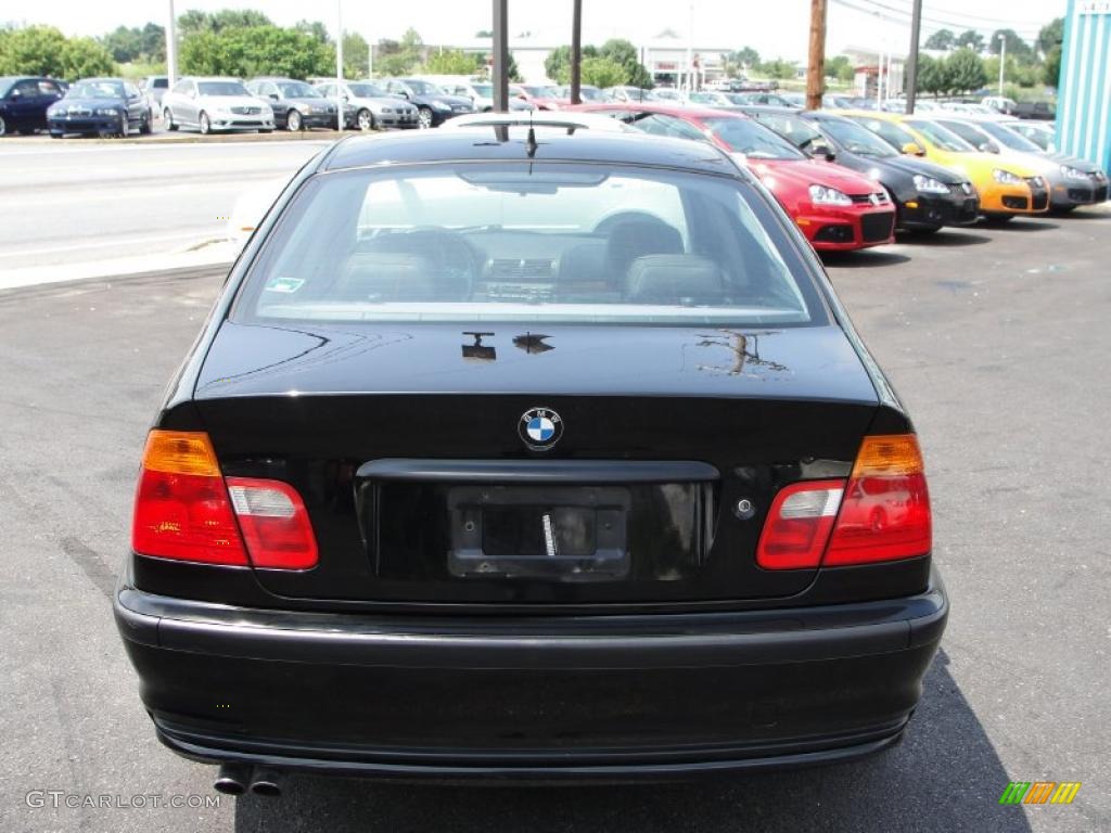 2000 3 Series 323i Sedan - Jet Black / Black photo #5