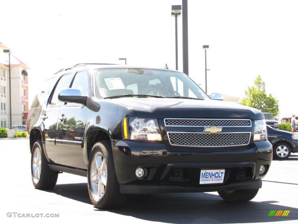 2007 Tahoe LTZ 4x4 - Black / Ebony photo #2