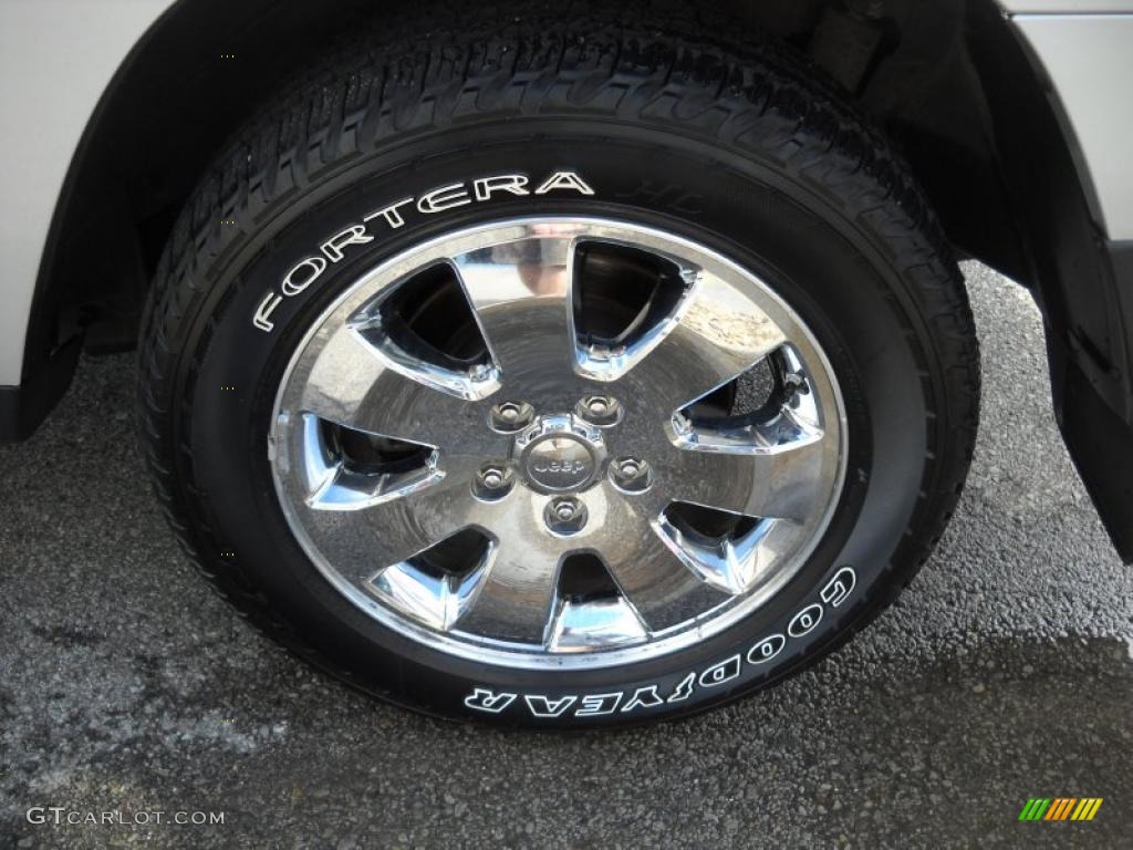 2008 Grand Cherokee Limited 4x4 - Bright Silver Metallic / Dark Slate Gray/Light Graystone photo #14