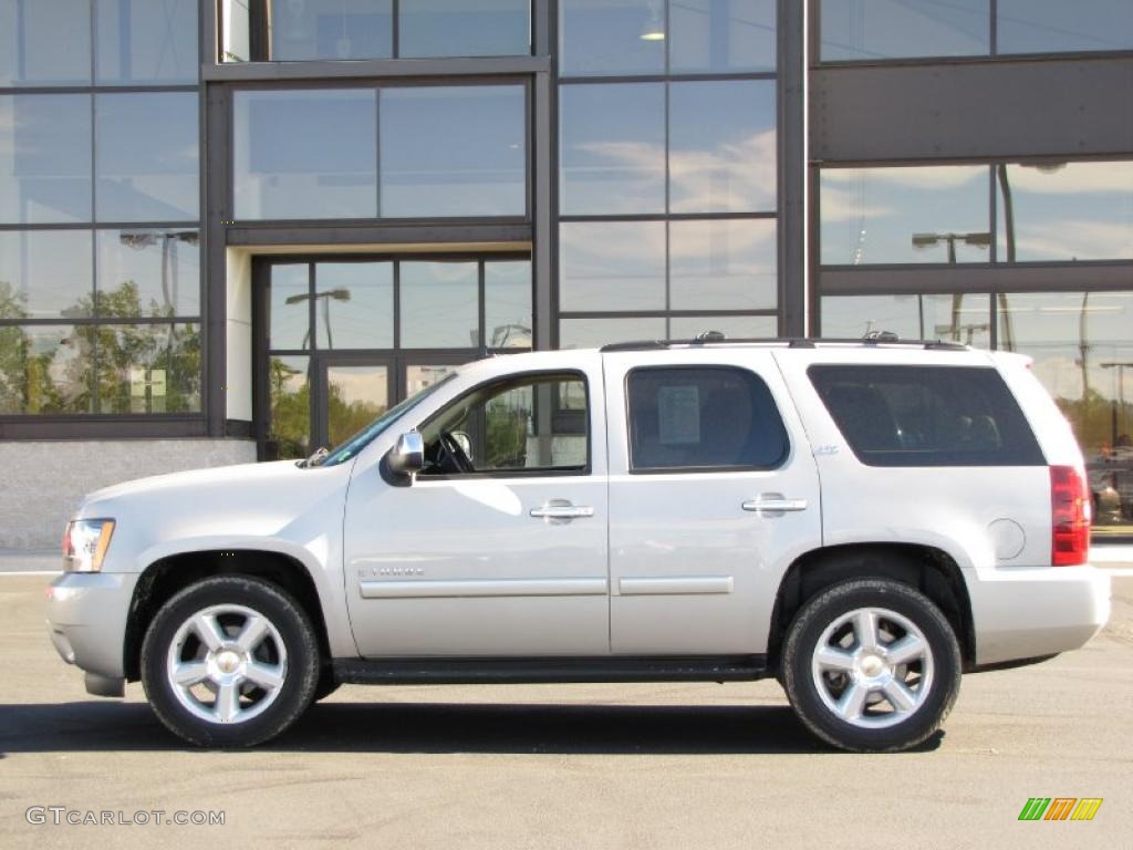 2008 Tahoe LTZ 4x4 - Silver Birch Metallic / Light Cashmere/Ebony photo #1