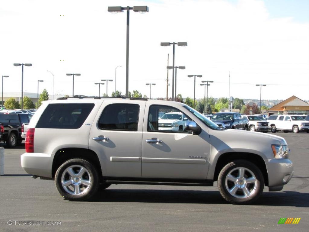 2008 Tahoe LTZ 4x4 - Silver Birch Metallic / Light Cashmere/Ebony photo #16