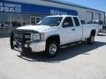 2008 Summit White Chevrolet Silverado 2500HD LT Extended Cab 4x4  photo #2