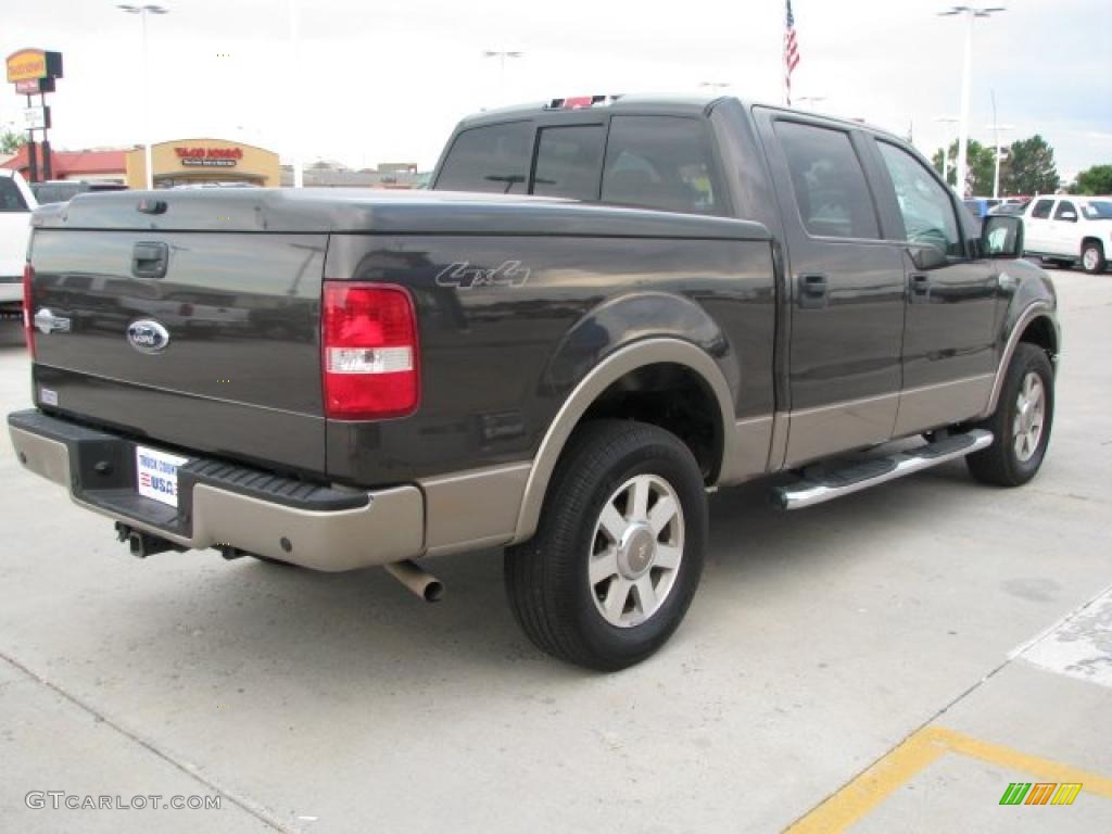 2006 F150 King Ranch SuperCrew 4x4 - Dark Stone Metallic / Castano Brown Leather photo #3