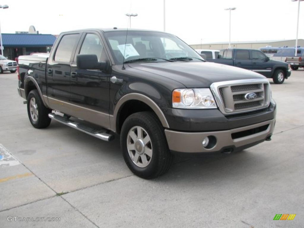 2006 F150 King Ranch SuperCrew 4x4 - Dark Stone Metallic / Castano Brown Leather photo #15