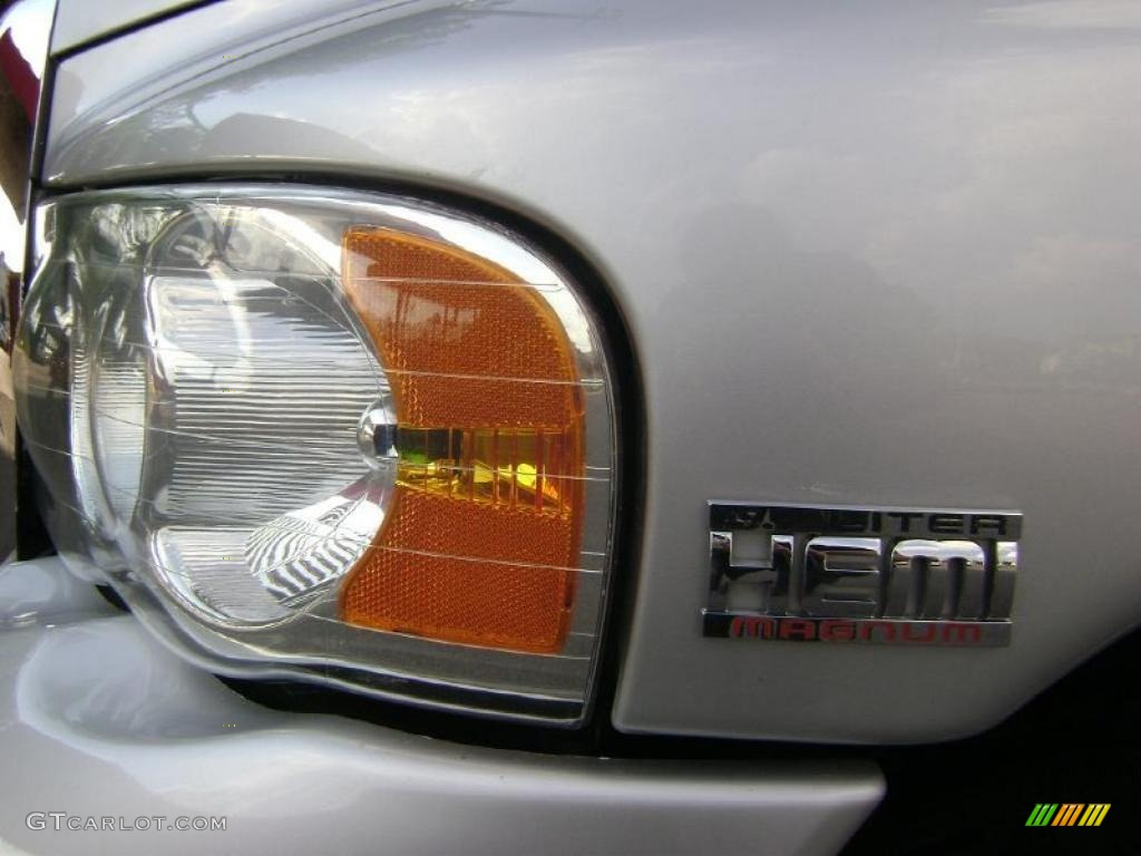 2005 Ram 1500 SLT Quad Cab - Bright Silver Metallic / Dark Slate Gray photo #4