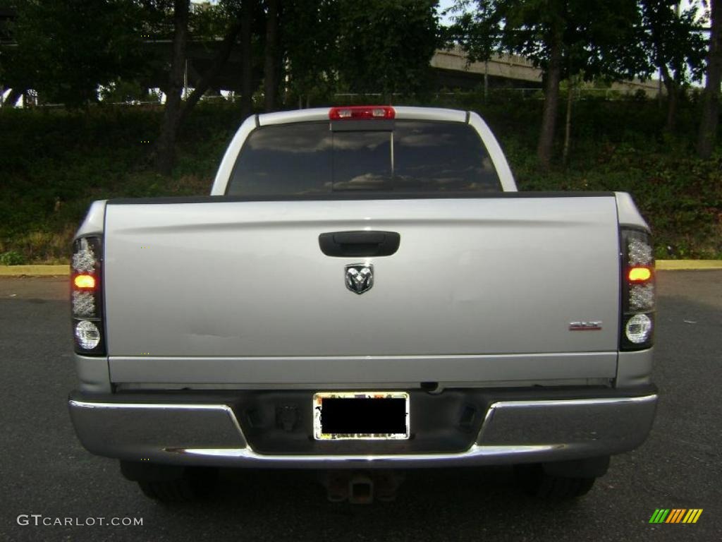 2005 Ram 1500 SLT Quad Cab - Bright Silver Metallic / Dark Slate Gray photo #10