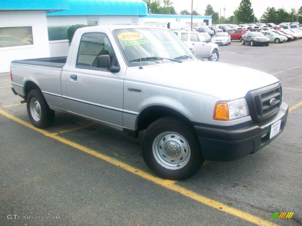 2004 Ranger XLT Regular Cab - Silver Metallic / Medium Dark Flint photo #6