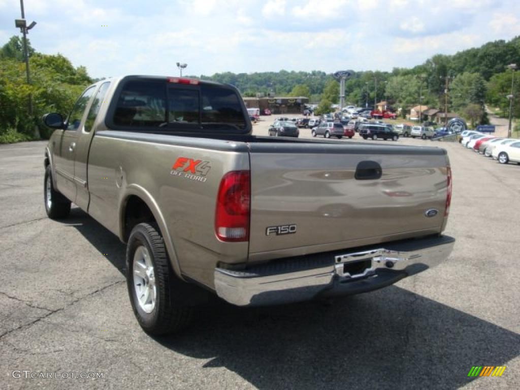 2002 F150 FX4 SuperCab 4x4 - Arizona Beige Metallic / Medium Parchment photo #5