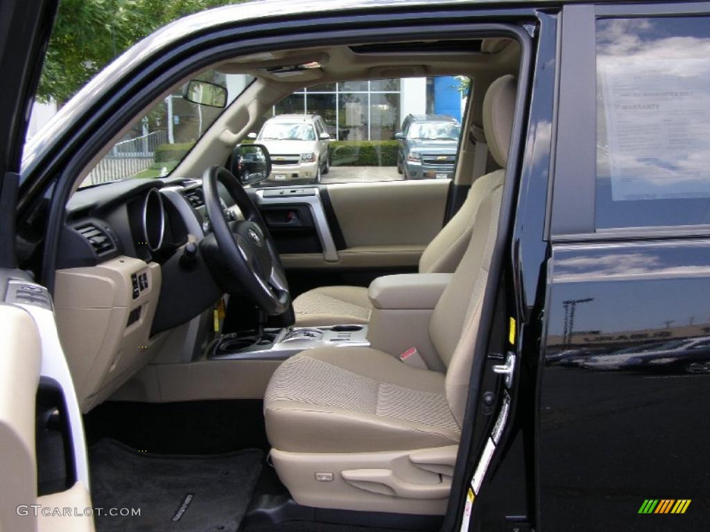 2010 4Runner SR5 4x4 - Black / Sand Beige photo #10
