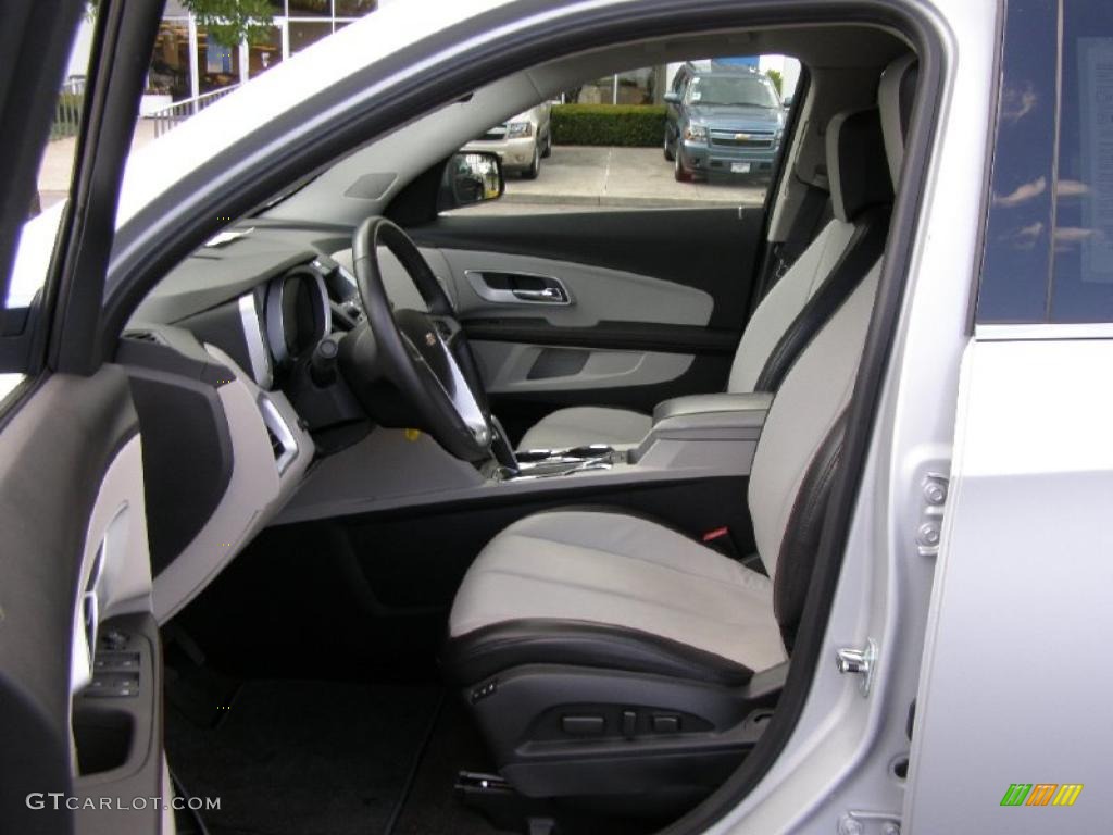 2010 Equinox LTZ AWD - Silver Ice Metallic / Jet Black/Light Titanium photo #10