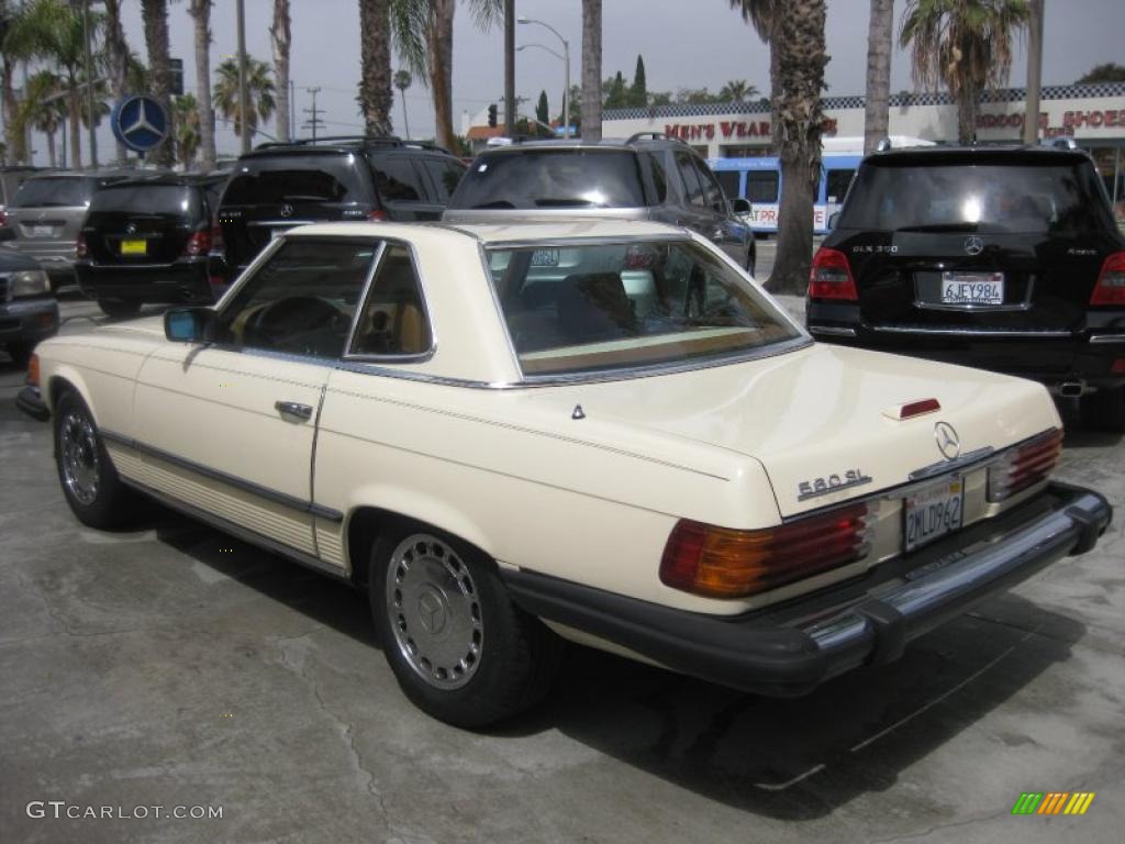 1978 SL Class 450 SL Roadster - Light Ivory / Light Brown photo #4