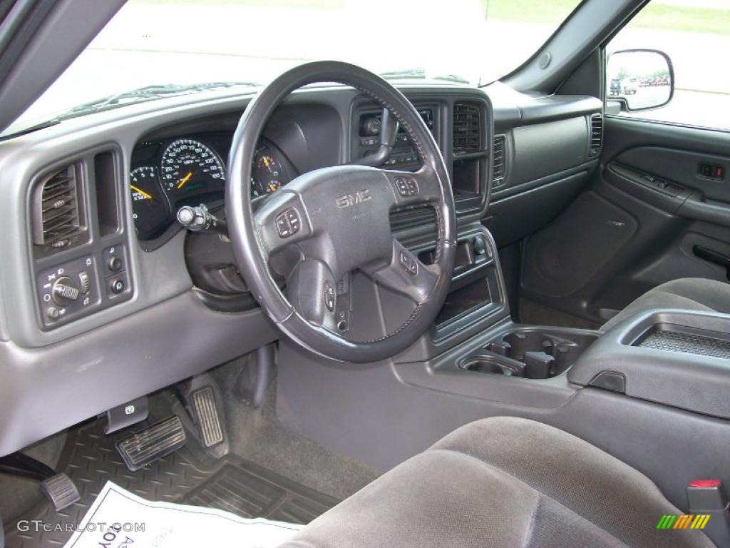 2005 Sierra 1500 SLE Extended Cab - Silver Birch Metallic / Pewter photo #6