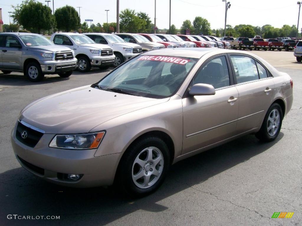 2006 Sonata GLS - Golden Beige / Beige photo #2