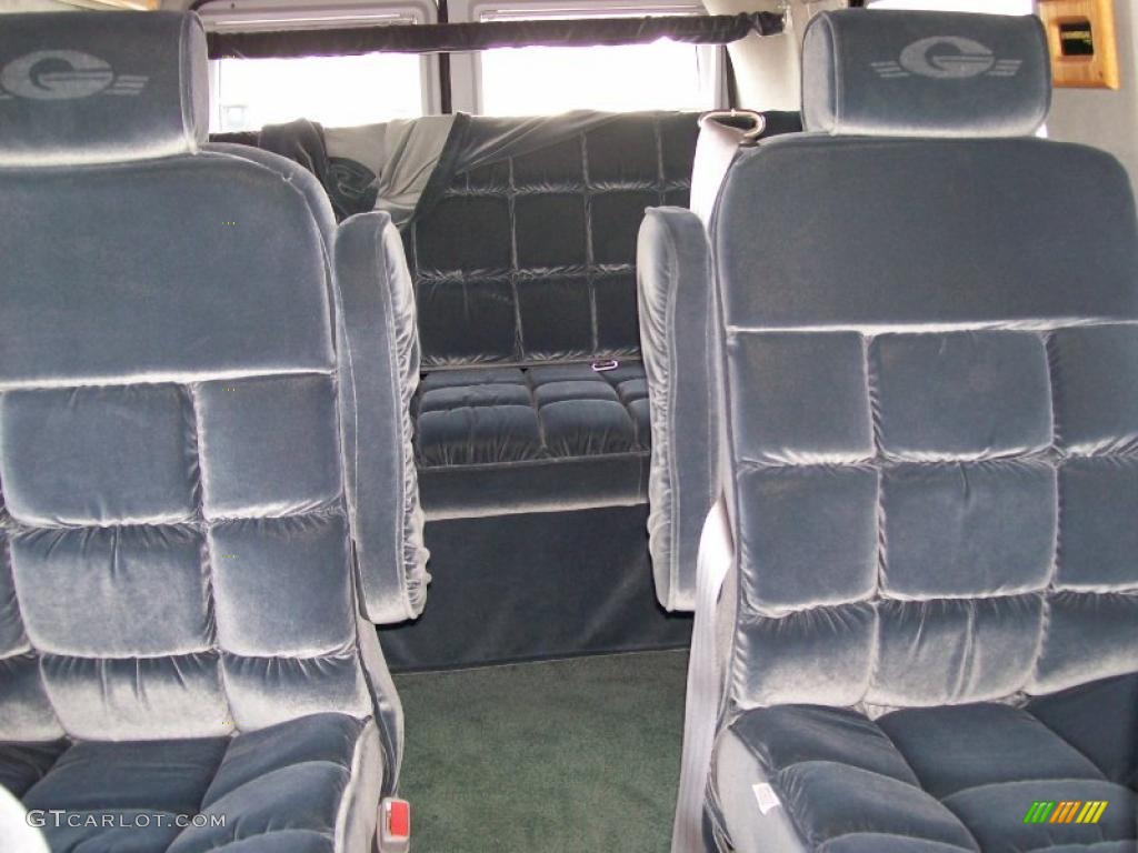 1996 E Series Van E150 Passenger Conversion - Oxford White / Medium Gray photo #9