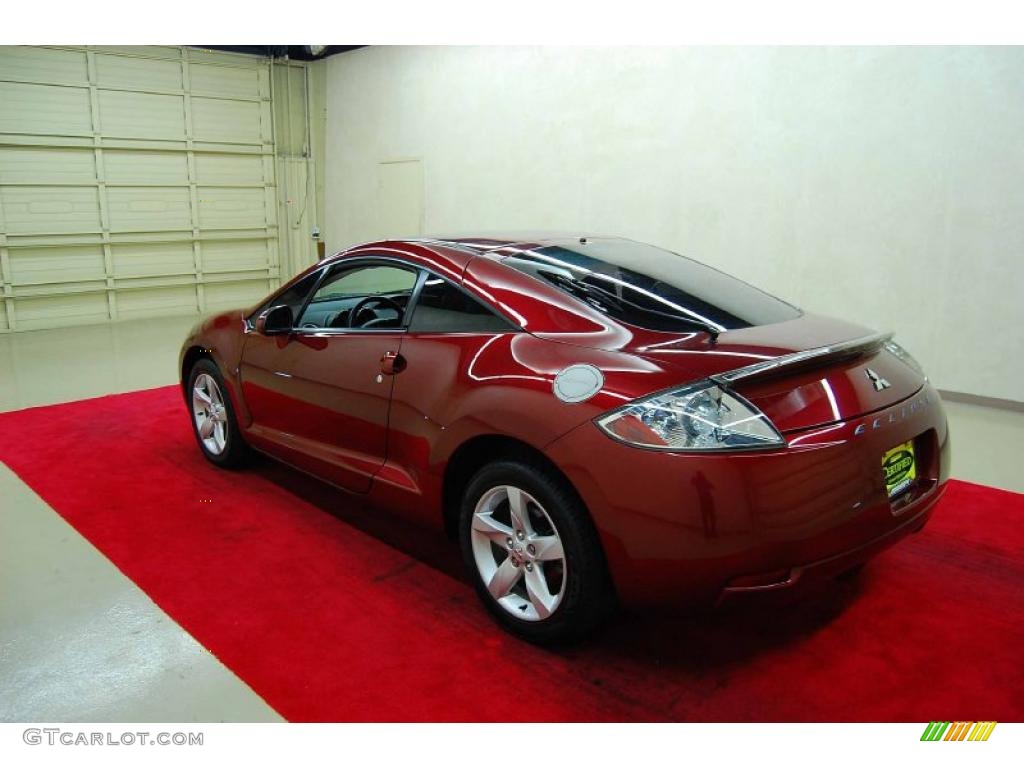 2007 Eclipse GS Coupe - Ultra Red Pearl / Dark Charcoal photo #4