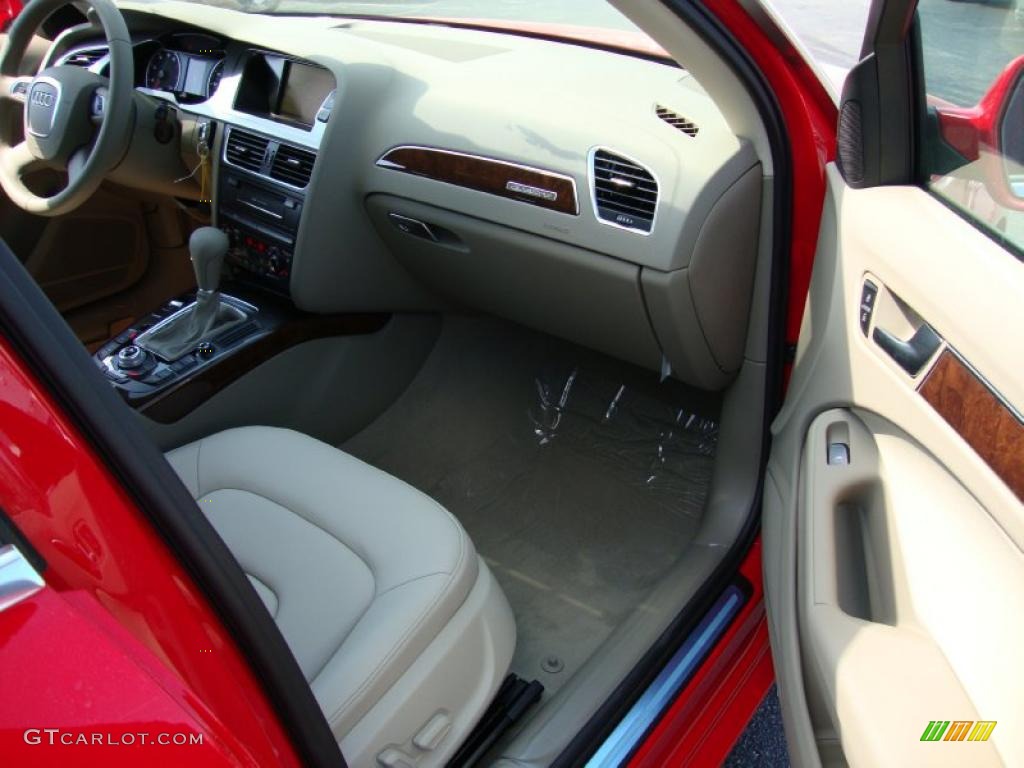 2011 A4 2.0T quattro Sedan - Brilliant Red / Cardamom Beige photo #18