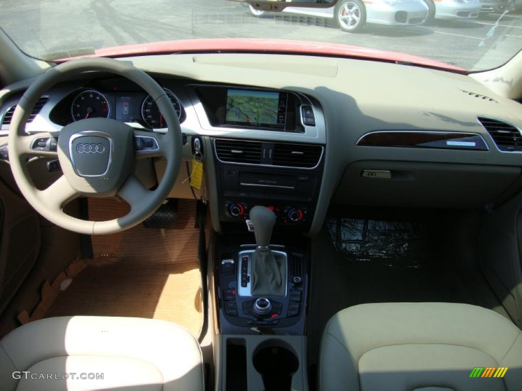 2011 A4 2.0T quattro Sedan - Brilliant Red / Cardamom Beige photo #25