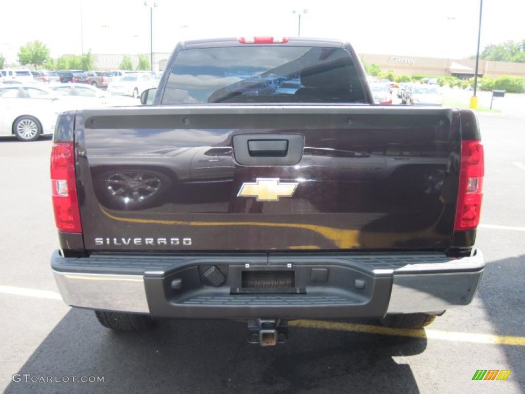 2008 Silverado 1500 Work Truck Regular Cab - Dark Cherry Metallic / Dark Titanium photo #8