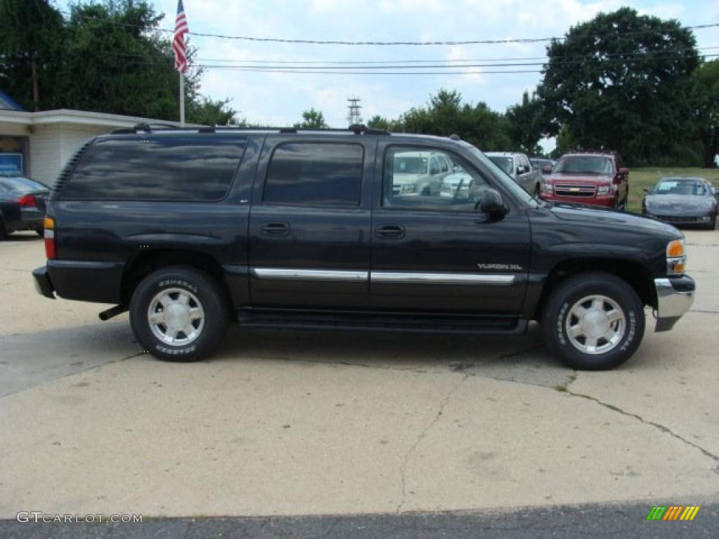 2004 Yukon XL 1500 SLT 4x4 - Deep Blue Metallic / Neutral/Shale photo #4