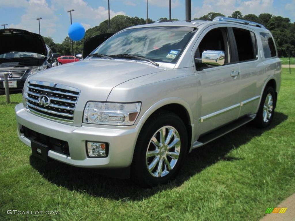 2008 QX 56 - Silver Indulgence / Charcoal photo #1