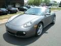 2011 Meteor Grey Metallic Porsche Cayman   photo #1