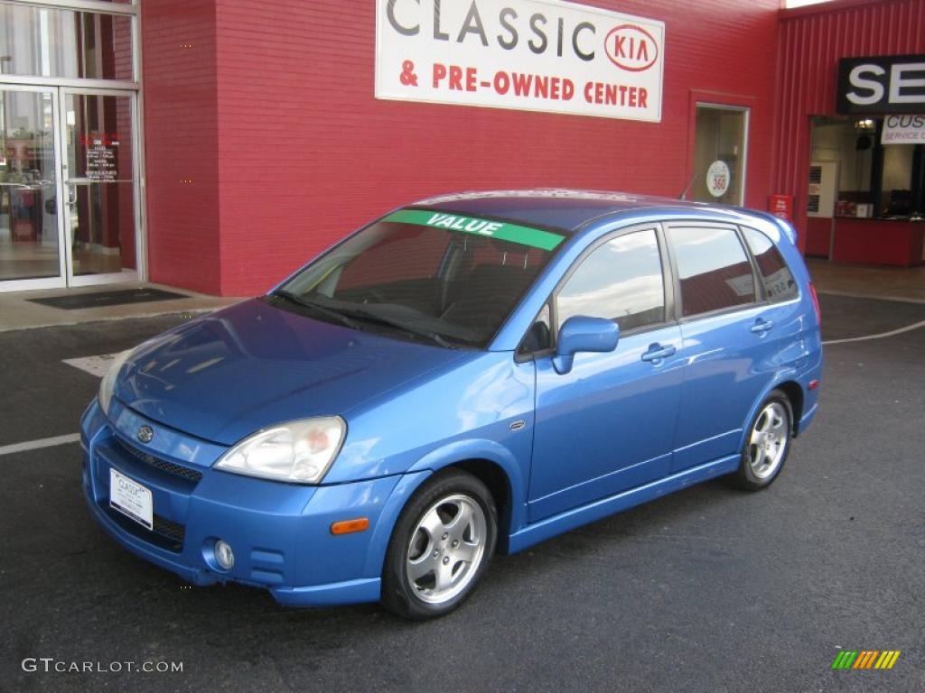 2004 Aerio SX Sport Wagon - Cosmic Blue Metallic / Black photo #1