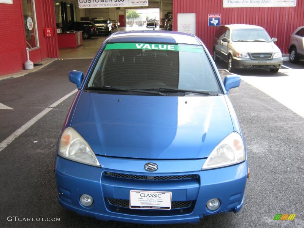 2004 Aerio SX Sport Wagon - Cosmic Blue Metallic / Black photo #8
