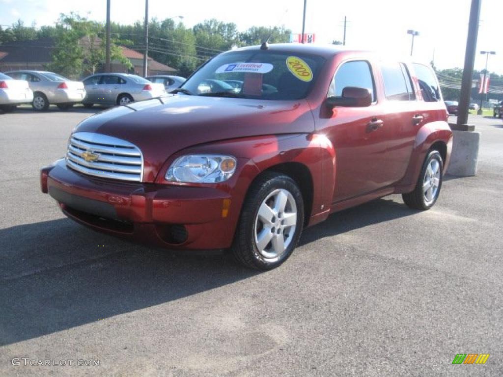 2009 HHR LT - Crystal Red Metallic / Ebony photo #1