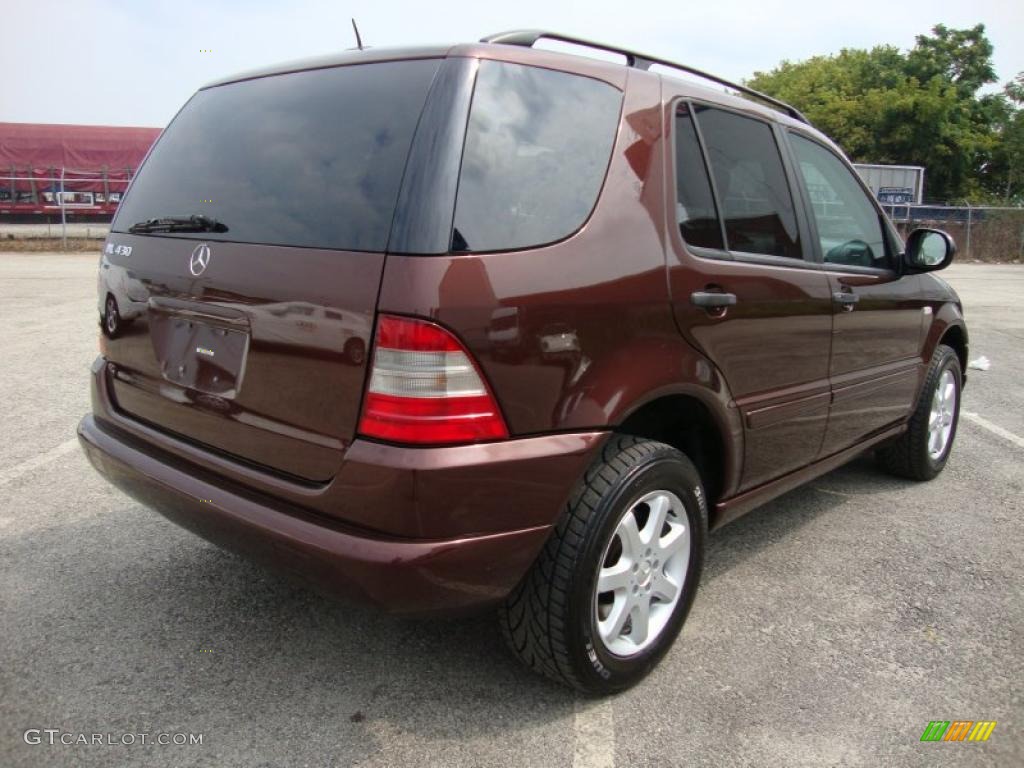 2001 ML 430 4Matic - Bourbon Metallic / designo Cognac photo #8