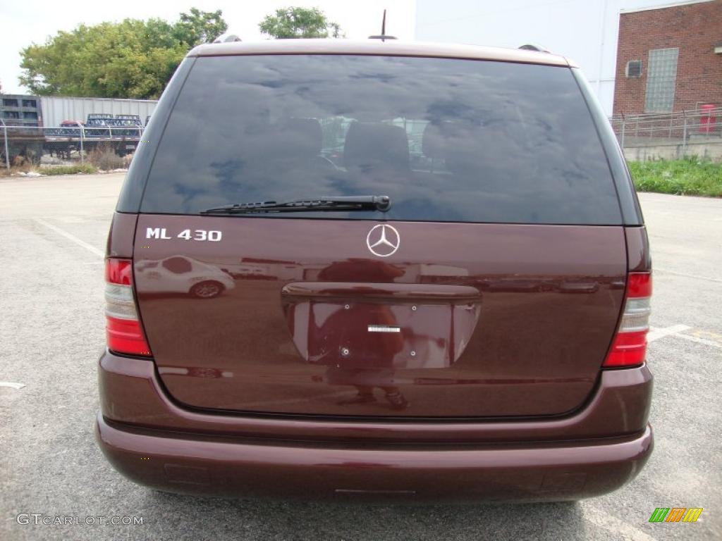 2001 ML 430 4Matic - Bourbon Metallic / designo Cognac photo #9