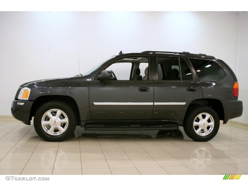 2007 Envoy SLE 4x4 - Graphite Gray Metallic / Ebony photo #4