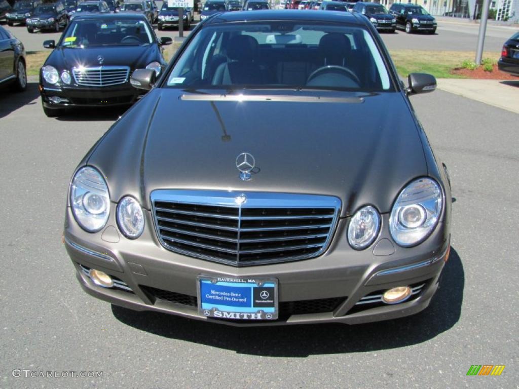 2008 E 350 4Matic Sedan - Indium Grey Metallic / Black photo #1