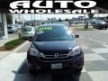 2010 Crystal Black Pearl Honda CR-V EX-L  photo #2