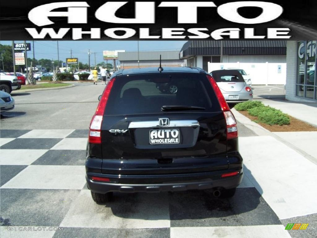 2010 CR-V EX-L - Crystal Black Pearl / Black photo #3