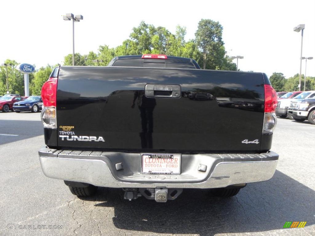 2007 Tundra Limited Double Cab 4x4 - Black / Red Rock photo #4