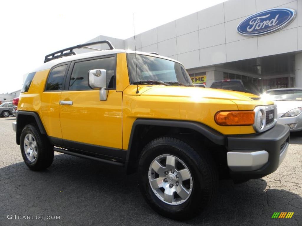 2007 FJ Cruiser 4WD - Sun Fusion / Dark Charcoal photo #1