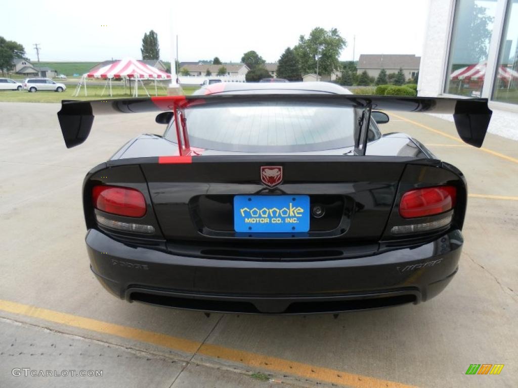 2008 Viper SRT-10 ACR Coupe - Viper Black / Black/Black photo #6