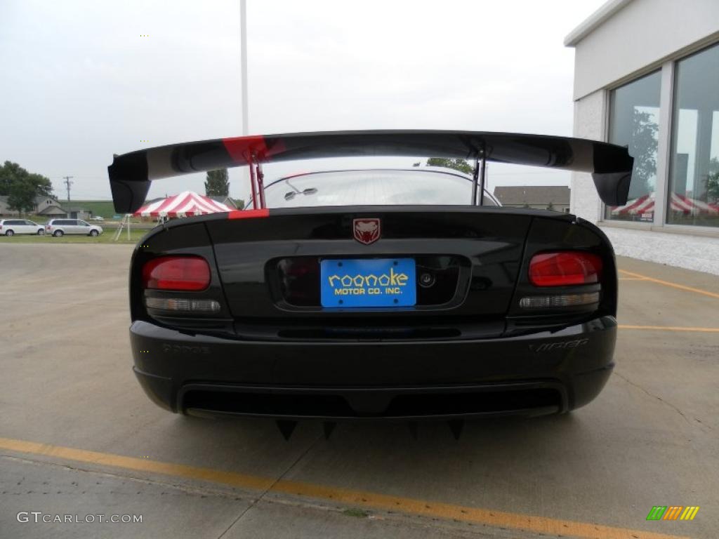 2008 Viper SRT-10 ACR Coupe - Viper Black / Black/Black photo #7