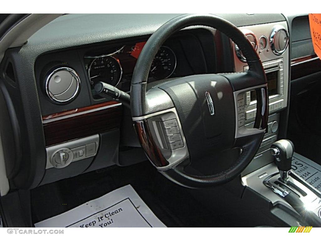 2008 MKZ AWD Sedan - Black / Dark Charcoal photo #15