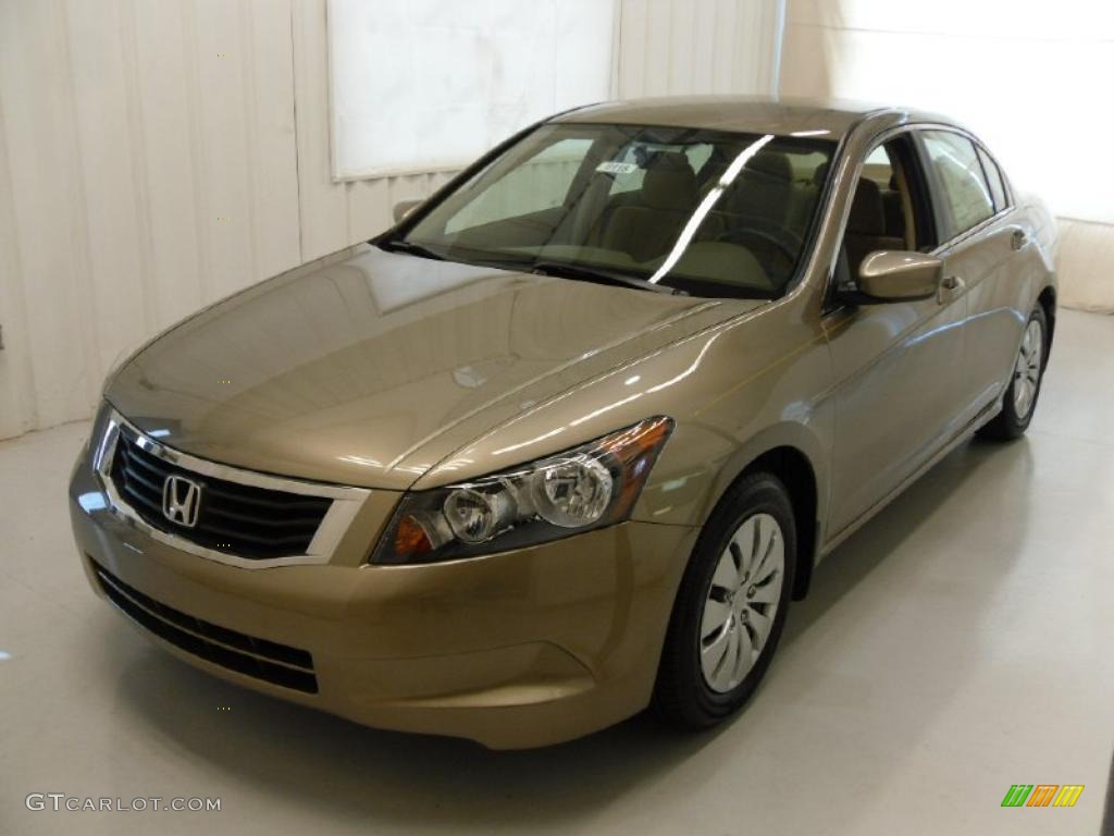 2010 Accord LX Sedan - Bold Beige Metallic / Ivory photo #1