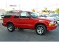 2002 Victory Red Chevrolet Blazer LS  photo #4