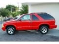 2002 Victory Red Chevrolet Blazer LS  photo #5