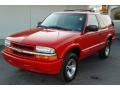 2002 Victory Red Chevrolet Blazer LS  photo #6