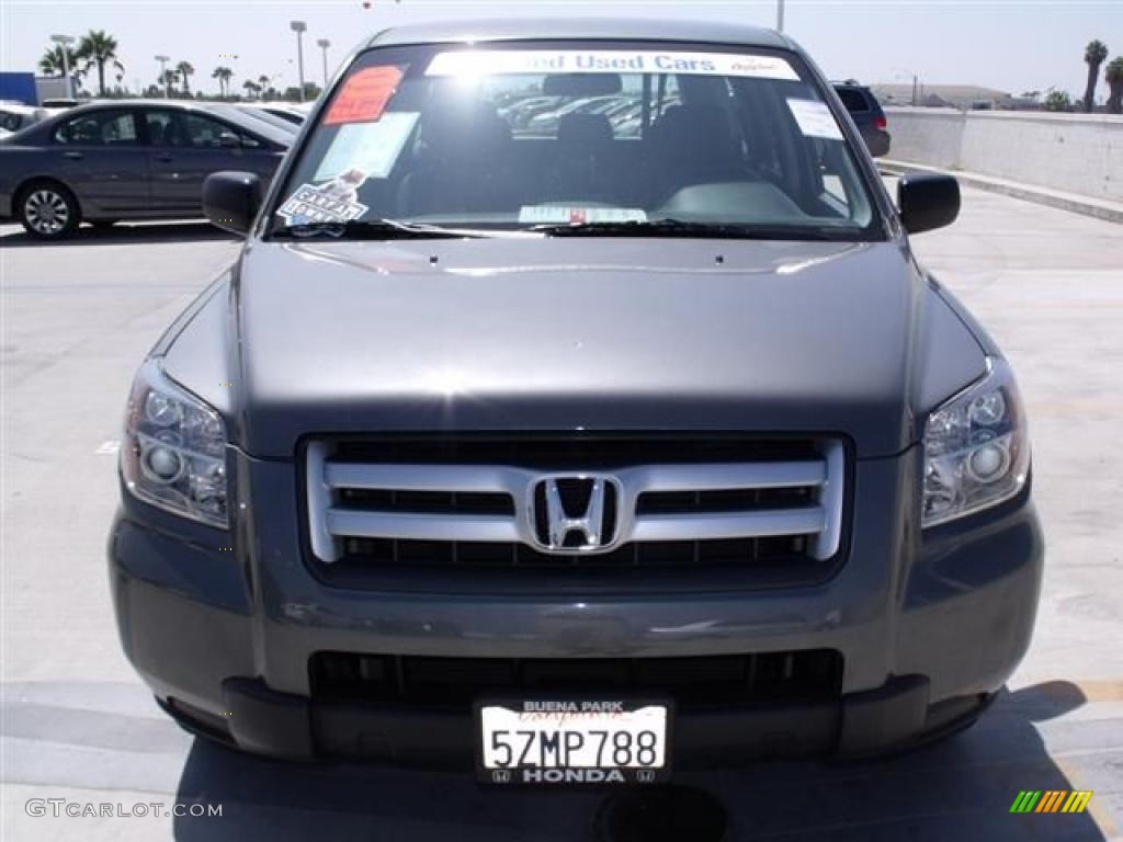 2007 Pilot LX 4WD - Nimbus Gray Metallic / Gray photo #2