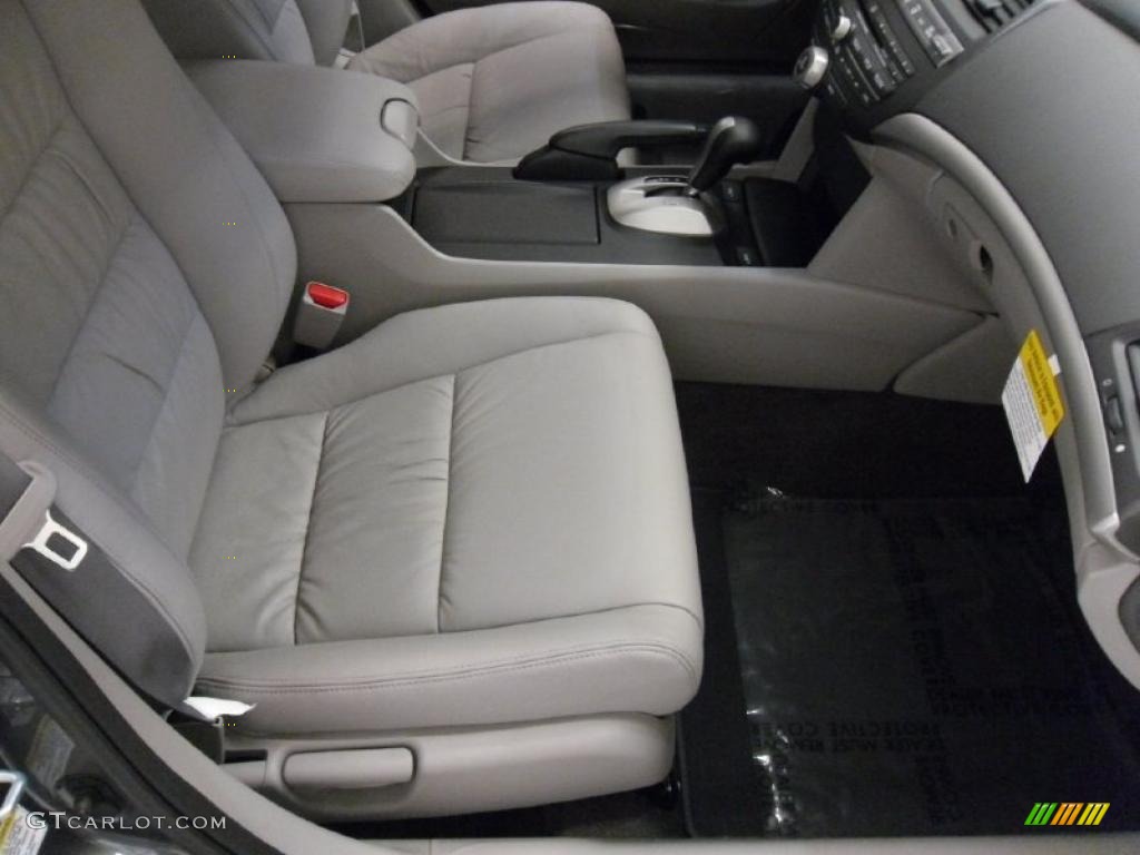 2010 Accord EX-L Sedan - Polished Metal Metallic / Gray photo #24